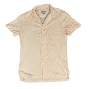 ZARA Peach Flamingo Button up